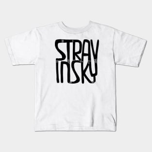 Composer, Stravinsky Kids T-Shirt